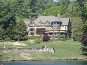 One of many "summer camps" aka mansions on the lake
