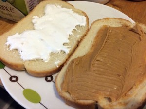 Fluffernutter sandwich