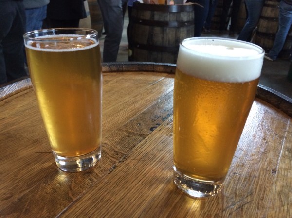Beer on a wooden table