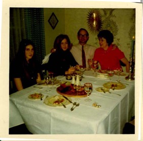 family photo of Easter meal