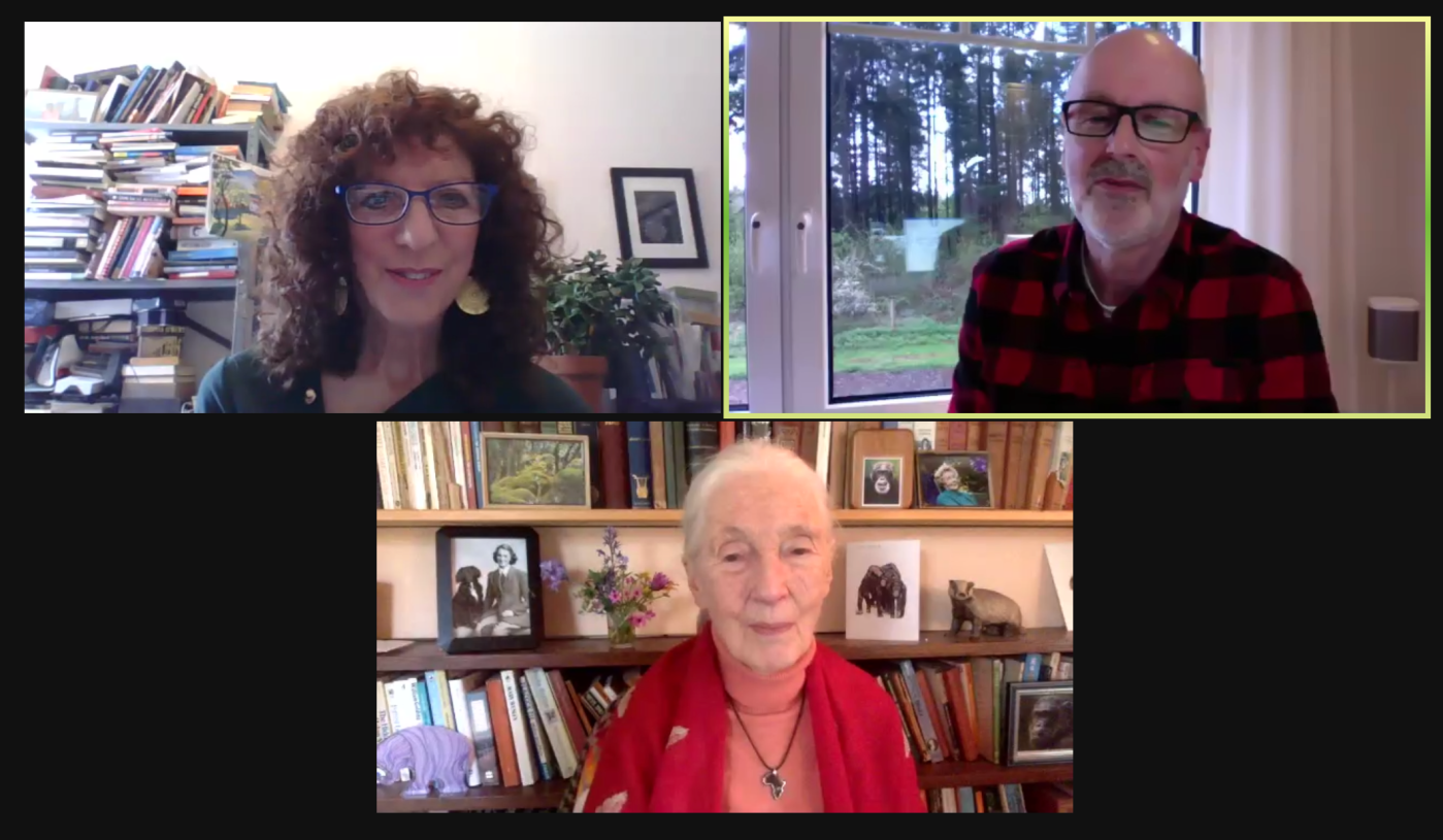 Jane Goodall and Peter Wohlleben