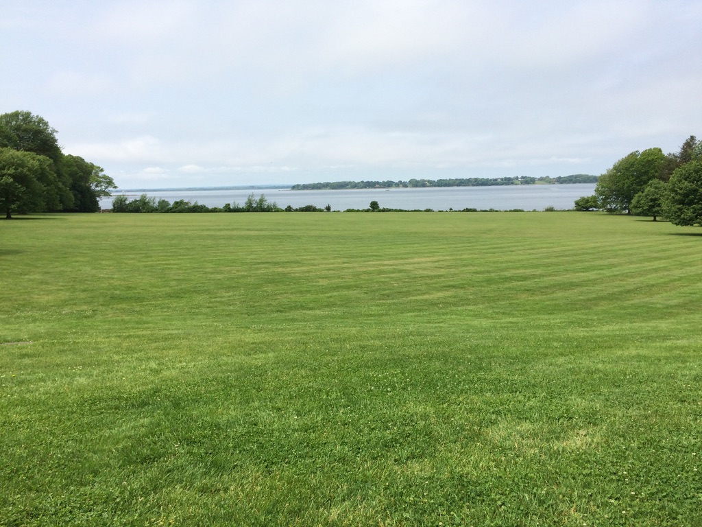 Blithewold Mansion backyard