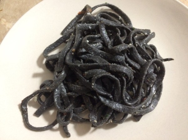 black pasta