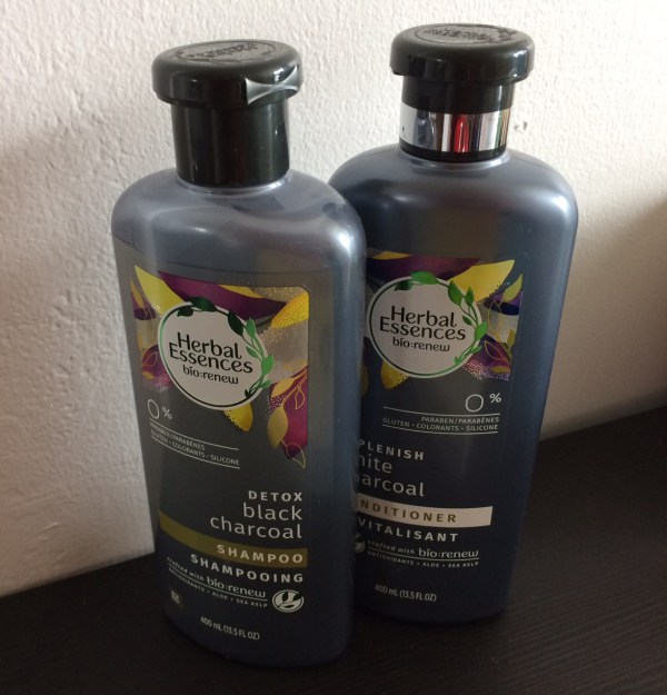 Herbal Essences charcoal shampoo and conditioner