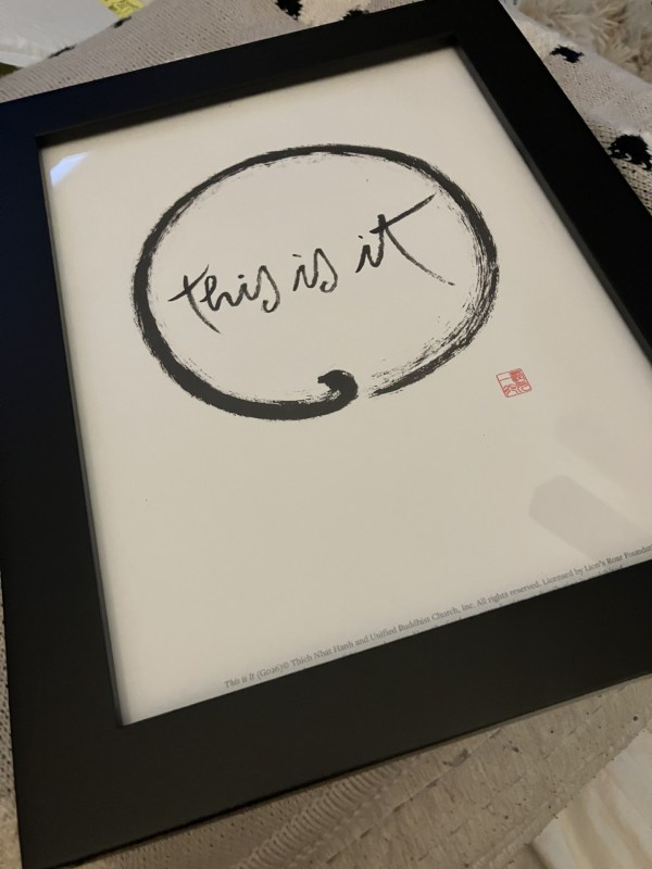 Print that reads This Is It