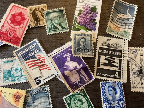 group of stamps
